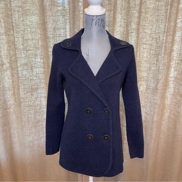 NIC + ZOE Polished Peacoat Navy Jacket, Size XS - Picture 13 of 14